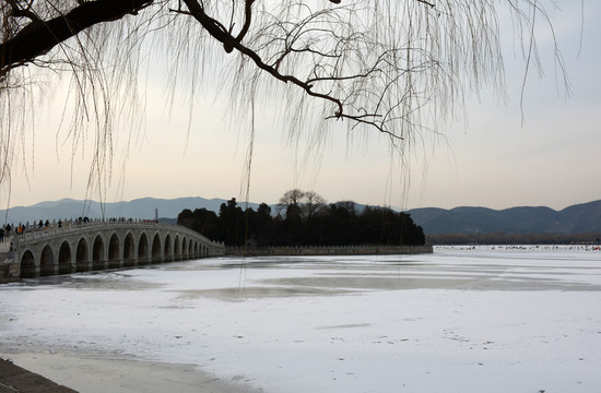 颐和园冬景