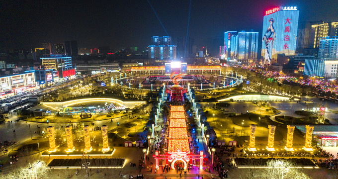 运城南风广场夜景