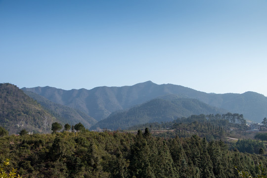 山峰景色