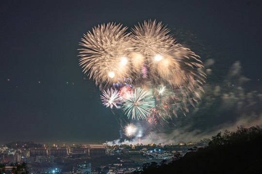 2021厦门海峡两岸烟花秀