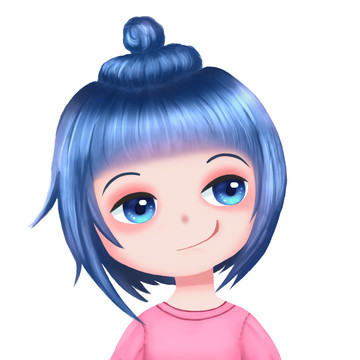可愛傲慢女孩頭像