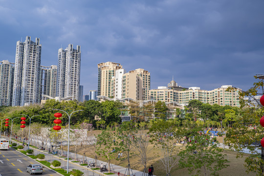 深圳福田区的建筑