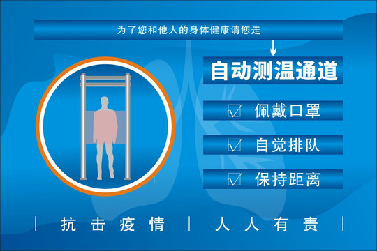 自動測溫通道