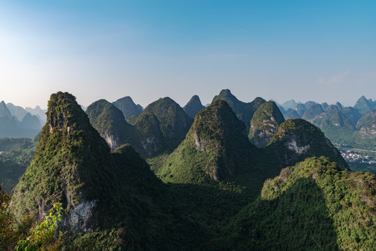 广西桂林山水阳阳朔相公山