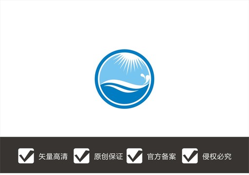 海洋浪花LOGO