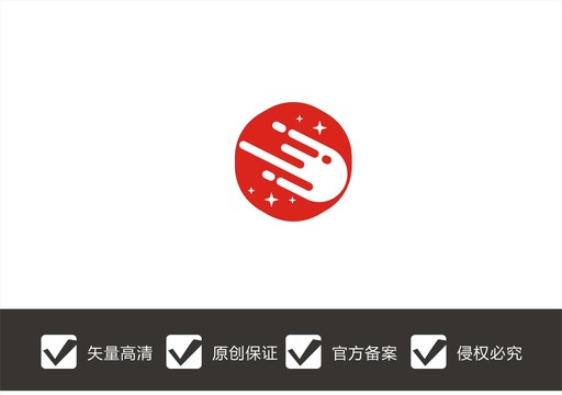 流星隕石logo