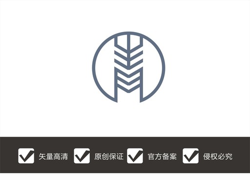 青字设计LOGO