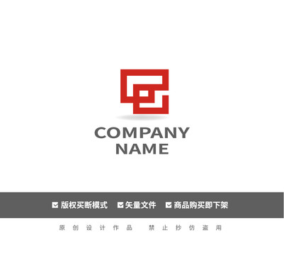 ec字母logo