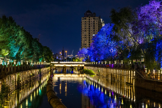 盘龙江夜景