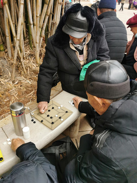 老年人下棋