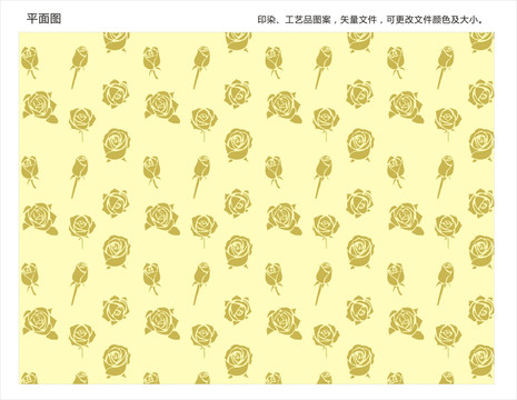 玫瑰花紋底紋背景