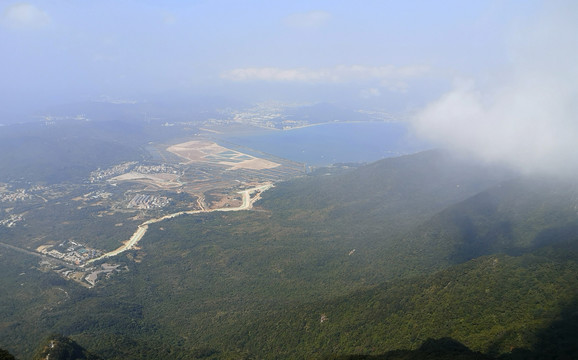 深圳七娘山俯视