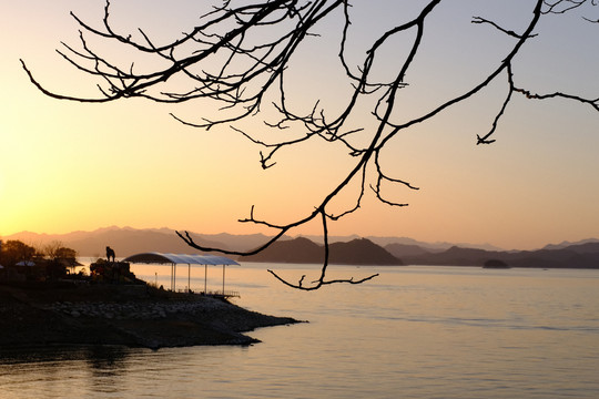 千岛湖落日