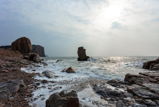 海浪礁石