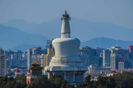 北京北海白塔