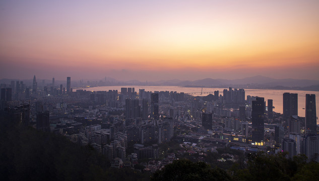 深圳湾日出