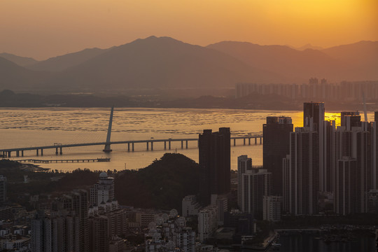 深圳湾日出