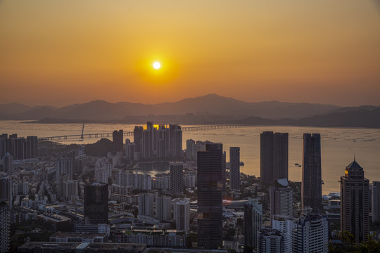 深圳湾日出