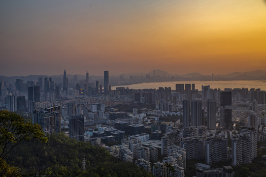 深圳湾日出