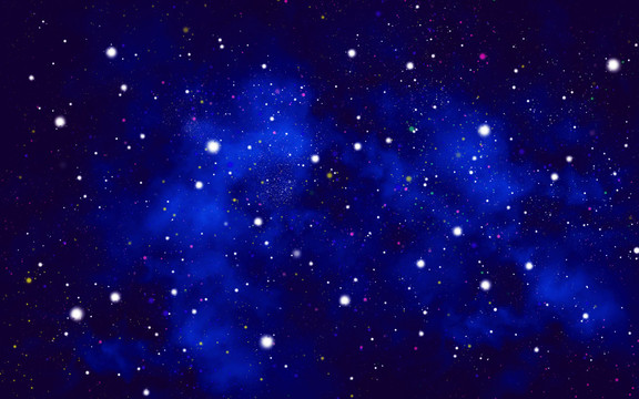 藍色星空