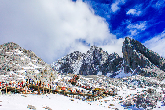 玉龙雪山风光