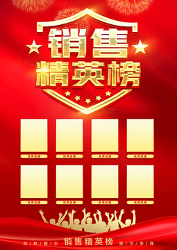 銷售精英榜