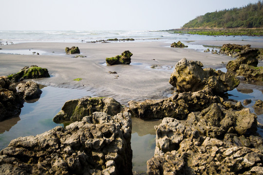 桥头镇雷公岛火山岩滩涂