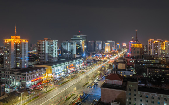 淄博市高新区夜景