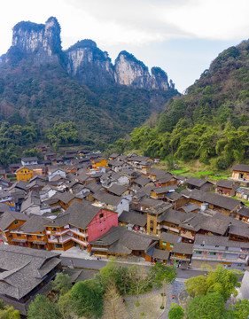 湖南湘西矮寨德夯景区