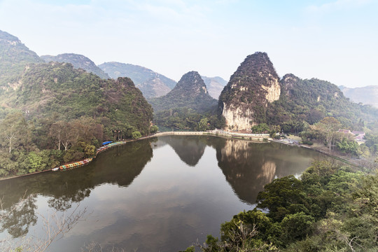 柳州龙潭公园山水风光