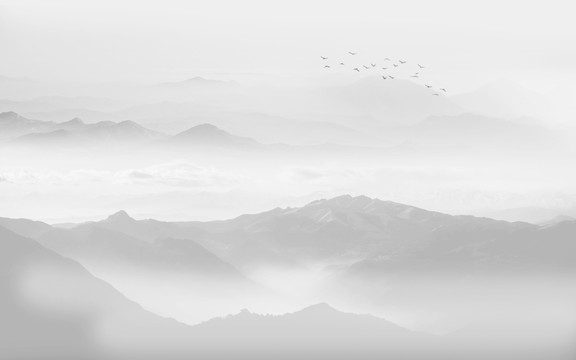 水墨山水畫