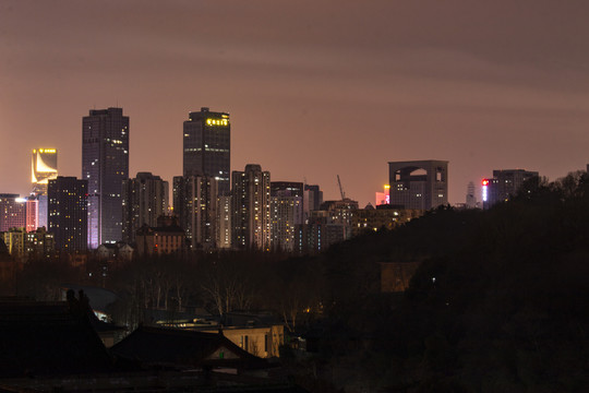 南京新街口夜景