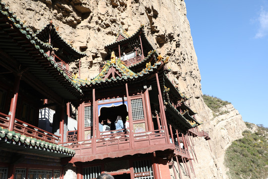 山西大同悬空寺