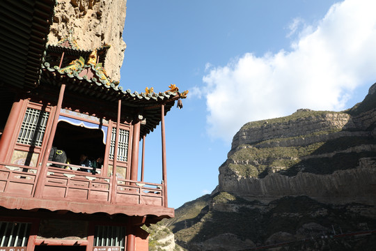 山西大同悬空寺