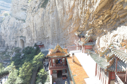 山西大同悬空寺