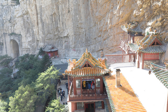 山西大同悬空寺