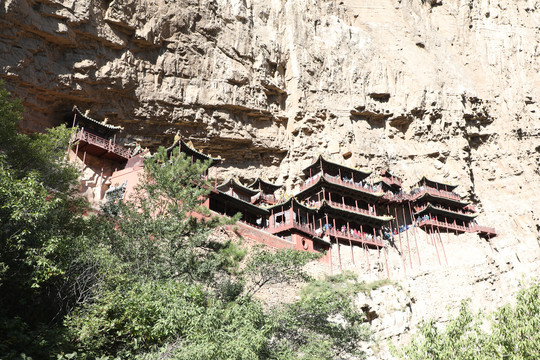 山西大同悬空寺