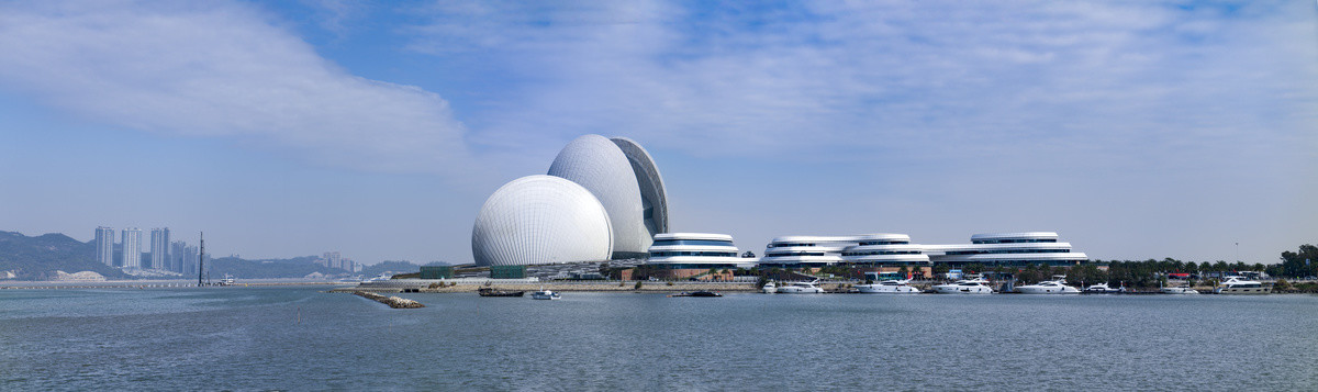 珠海大剧院日月贝全景图