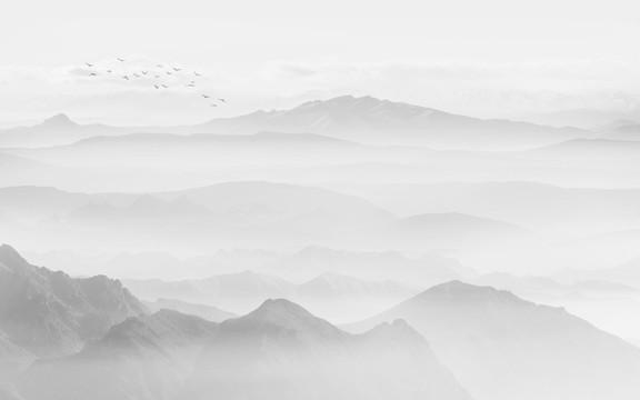 新中式山水畫