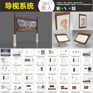 新中式小區(qū)導(dǎo)視系統(tǒng)