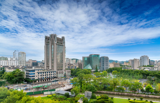 杭州西湖区城市风光