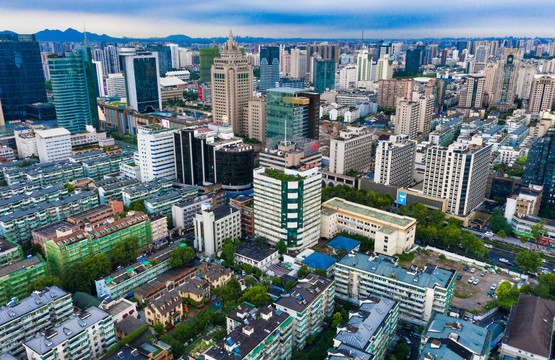 杭州西湖区城市风光