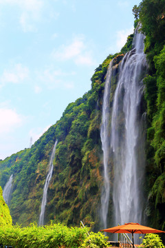 马岭河峡谷瀑布群