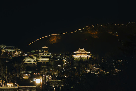 古北水镇夜景