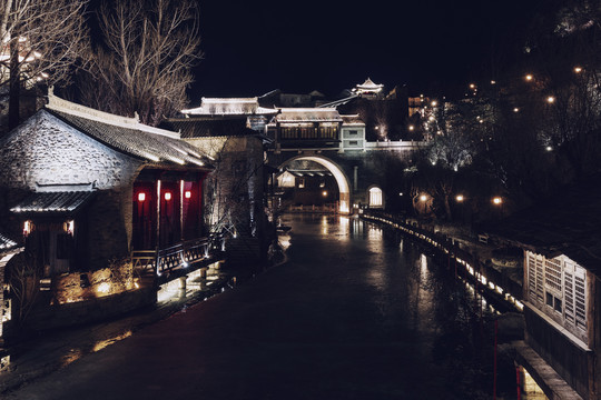 古北水镇夜景