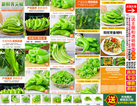 青椒詳情頁主圖