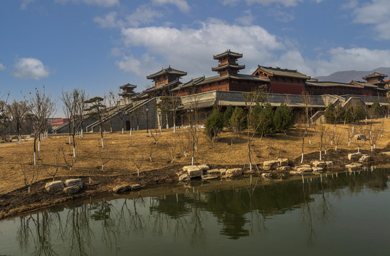 晋祠博物馆景区风光