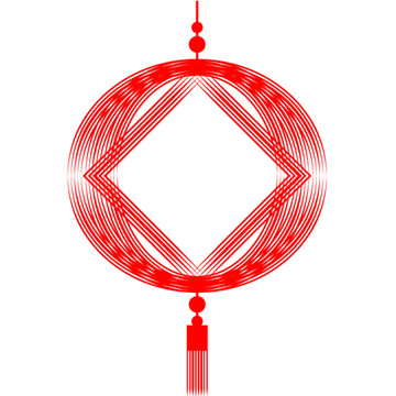 AI燈籠創(chuàng)意邊框