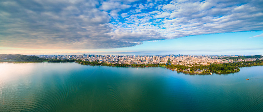 杭州西湖城市风光