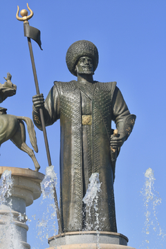 土库曼斯坦城市雕塑